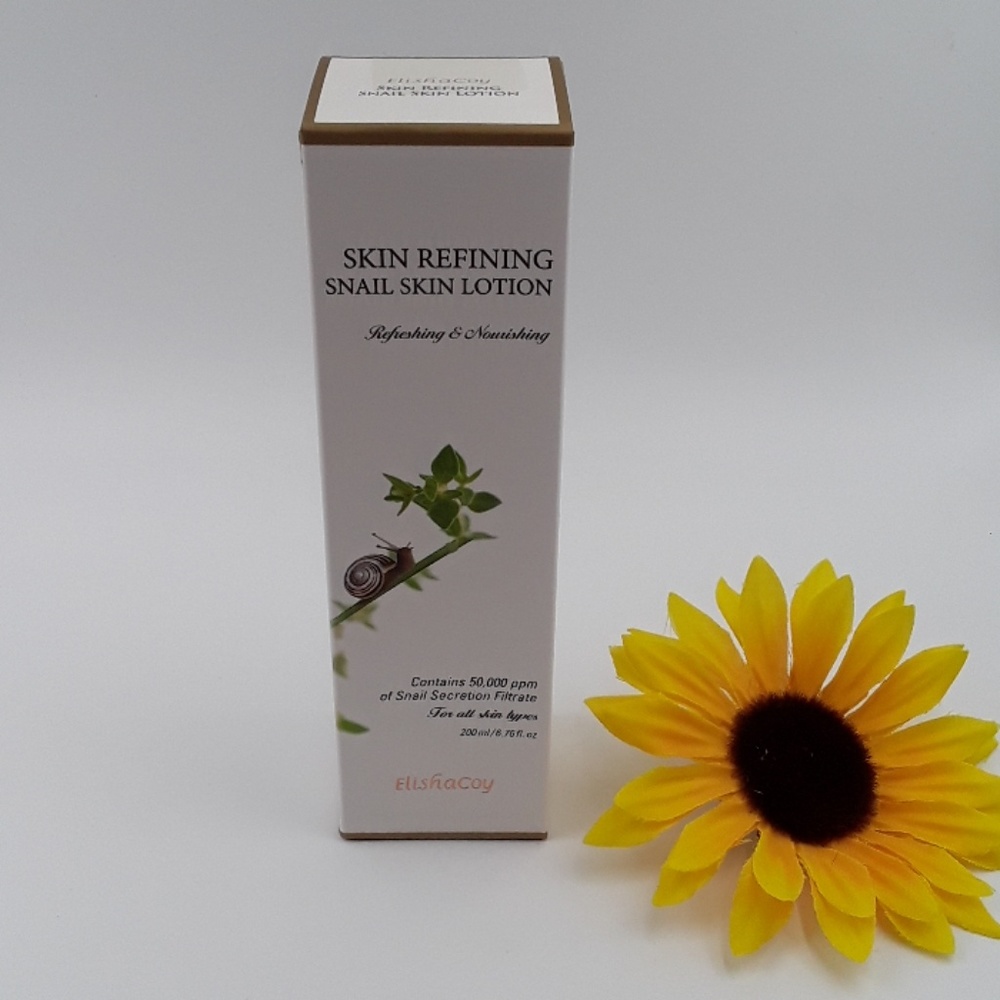 Korean Elishacoy Skin Refining Snail Skin Lotion.